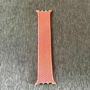 44mm Pink Punch braided solo loop size 6